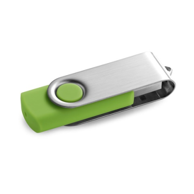 CLAUDIUS 16GB 16 GB USB FLASH DRIVE with Metal Clip in Pale Green