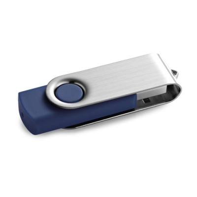 CLAUDIUS 32 GB 32 GB USB FLASH DRIVE with Metal Clip in Blue