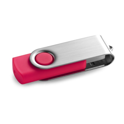 CLAUDIUS 4GB 4 GB USB FLASH DRIVE with Metal Clip in Pink