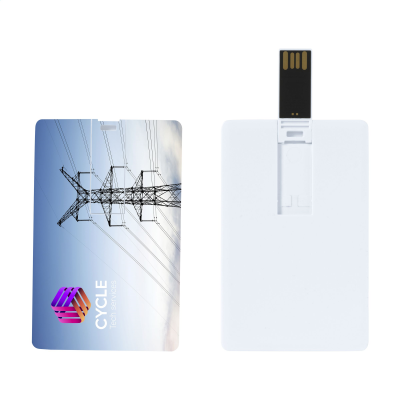 CREDCARD USB FROM STOCK 4 GB in White