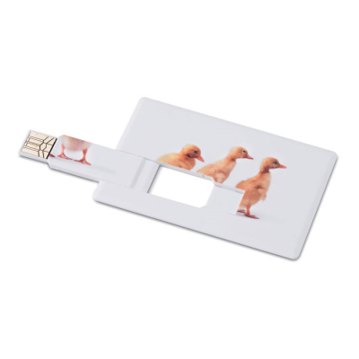 CREDITCARD, USB FLASH 16GB in White