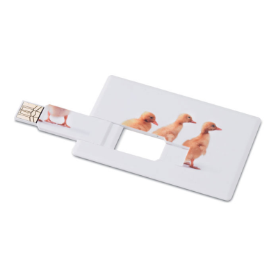 CREDITCARD, USB FLASH 32GB in White