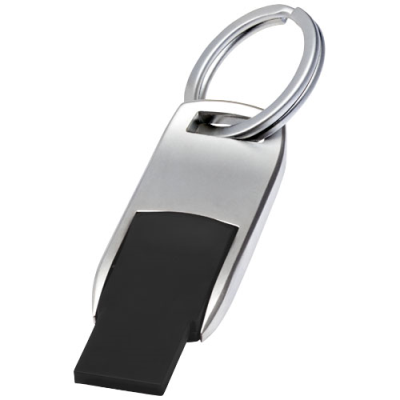 FLIP USB in Solid Black & Silver