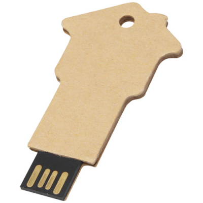 HOUSE-SHAPED RECYCLED PAPER USB 2