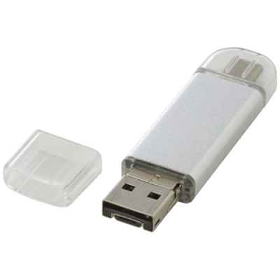 OTG ALUMINIUM METAL USB TYPE-C in Silver