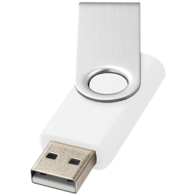 ROTATE-BASIC 16GB USB FLASH DRIVE in White