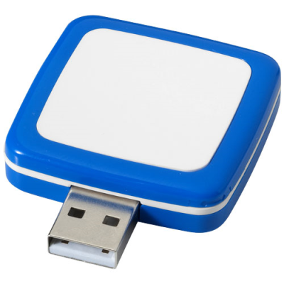 ROTATING SQUARE USB in Blue & White