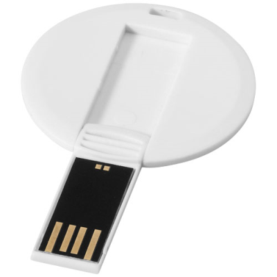 ROUND CREDIT CARD in White