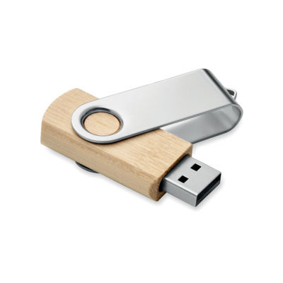 TECHMATE BAMBOO USB 16GB in Brown