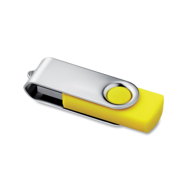 TECHMATE, USB FLASH 16GB in Yellow