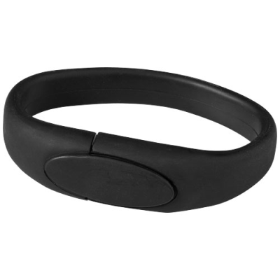 USB BRACELET in Solid Black