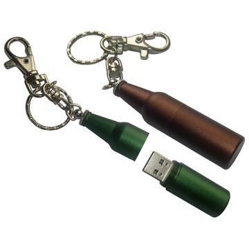 USB FLASH DRIVE MEMORY STICK in Brown