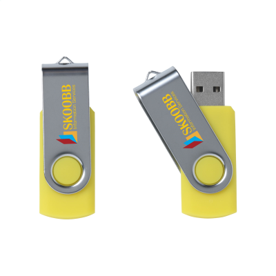 USB TWIST 16 GB in Yellow