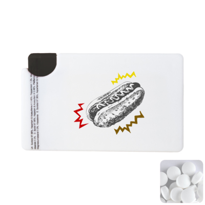 MINTS CARD DELUXE with Sugar Free Mints in Black