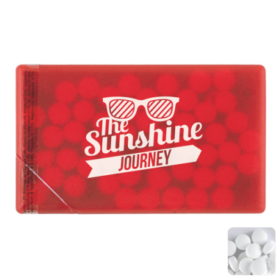 MINTS CARD with Sugar Free Mints in Red