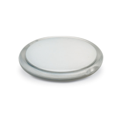 ROUNDED DOUBLE COMPACT MIRROR in White