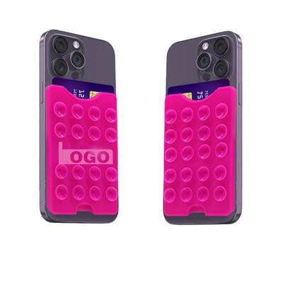 SUCTION CUP CELL PHONE CARD CASE