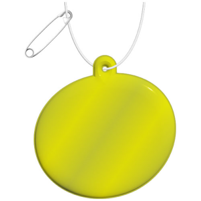 RFX™ H-09 OVAL REFLECTIVE TPU HANGER in Neon Fluorescent Yellow