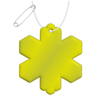 RFX™ H-10 SNOWFLAKE REFLECTIVE TPU HANGER in Neon Fluorescent Yellow