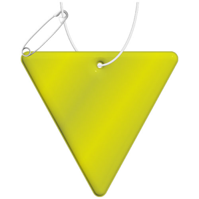 RFX™ H-12 INVERTED TRIANGULAR REFLECTIVE PVC HANGER in Neon Fluorescent Yellow