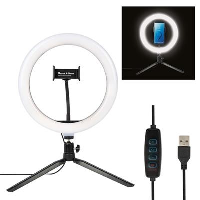 25,4 CM LED RING LIGHT with Mobile Phone Holder