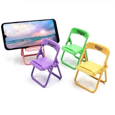 CREATIVE FOLDING CHAIR CELLPHONE STAND