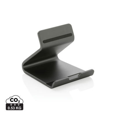 TERRA RCS RECYCLED ALUMINIUM METAL TABLET & PHONE STAND in Grey