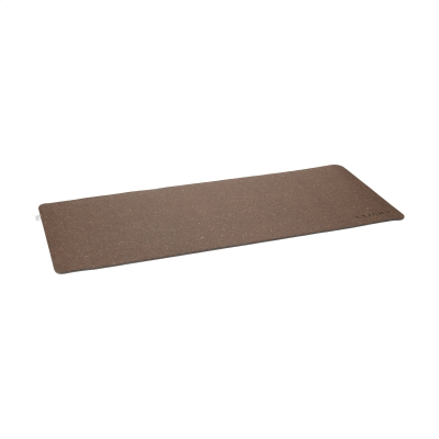 BONDED LEATHER DESKPAD in Taupé