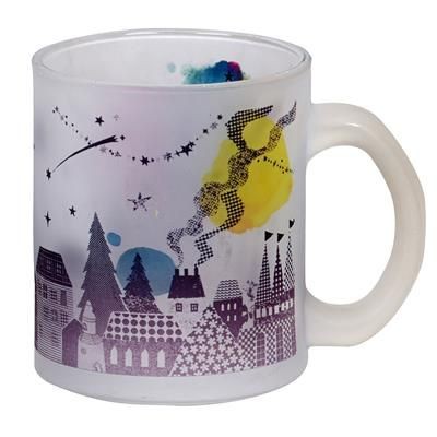 10OZ FROSTED GLASS MUG FOR DYE SUBLIMATION