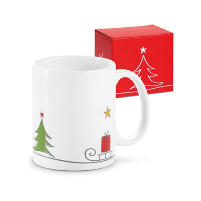 ANCELLE CERAMIC POTTERY CHRISTMAS MUG