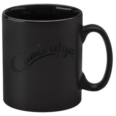 CAMBRIDGE MATT BLACK MUG