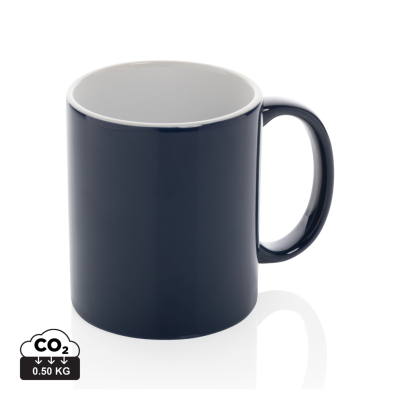 CERAMIC POTTERY CLASSIC MUG in Navy