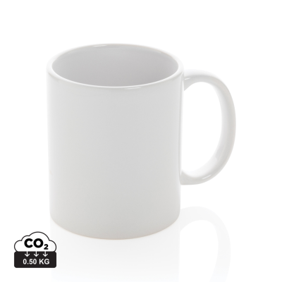 CERAMIC POTTERY CLASSIC MUG in White