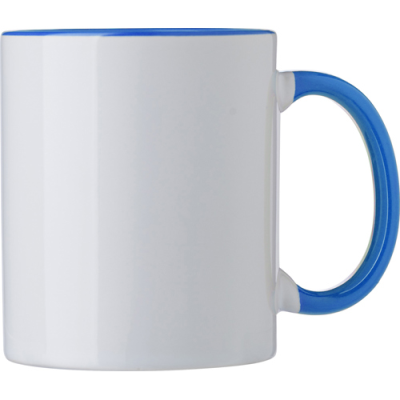 CERAMIC POTTERY MUG (300ML) in Blue