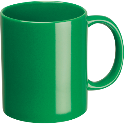 CERAMIC POTTERY MUG in Green