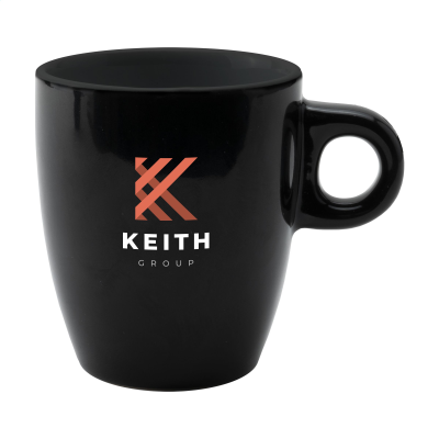 COFFEECUP 200 ML MUG in Black & Black