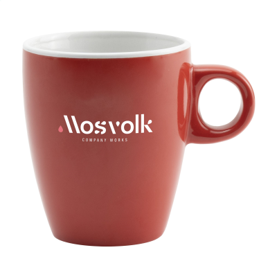 COFFEECUP 200 ML MUG in Red & White