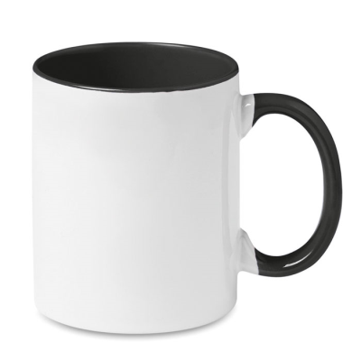 COLOUR SUBLIMATION MUG in Black