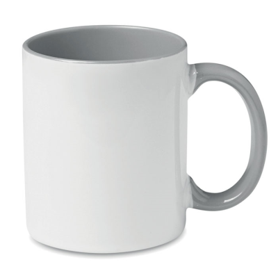 COLOUR SUBLIMATION MUG in Grey