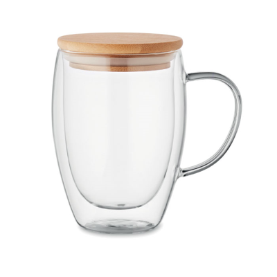 DOUBLE WALL BOROSILICATE MUG in White