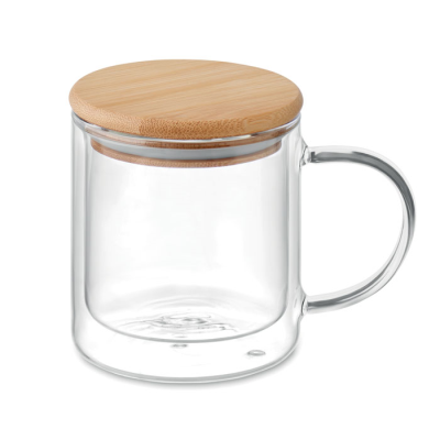 DOUBLE WALL BOROSILICATE MUG in White