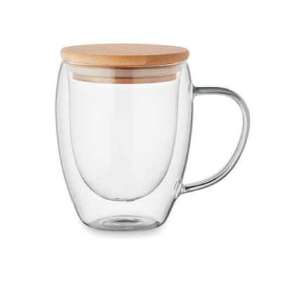 DOUBLE WALL BOROSILICATE MUG in White