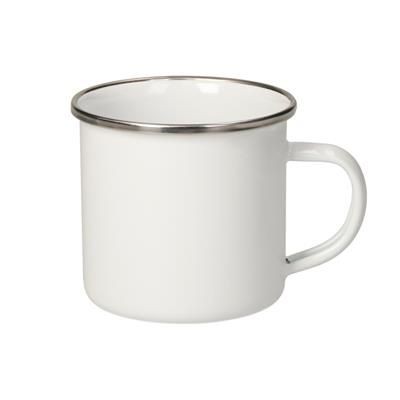 ENAMEL CUP COZY in White