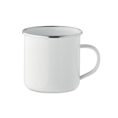 ENAMEL LAYER SUBLIMATION MUG in White