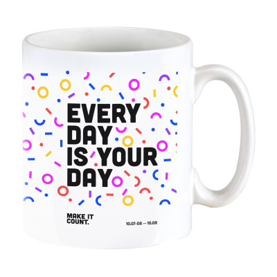 FULL COLOUR MUG 350 ML in White