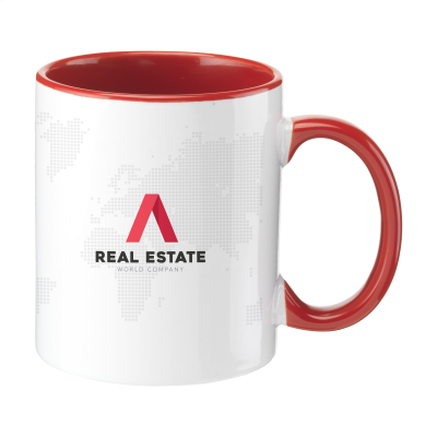 FULL COLOUR MUG COLORATO 350 ML in Red