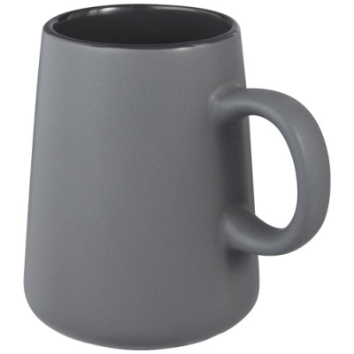 JOE 450 ML CERAMIC POTTERY MUG in Grey