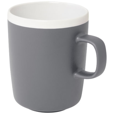 LILIO 310 ML CERAMIC POTTERY MUG in Grey