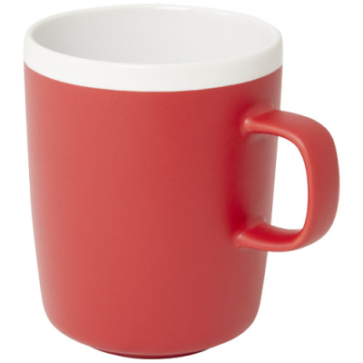 LILIO 310 ML CERAMIC POTTERY MUG in Red