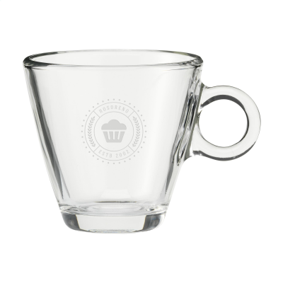 LUGANO COFFEE GLASS 230 ML in Clear Transparent